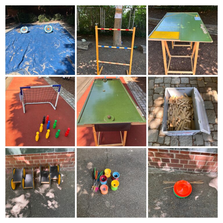 Spielstationen Schulfest 2026